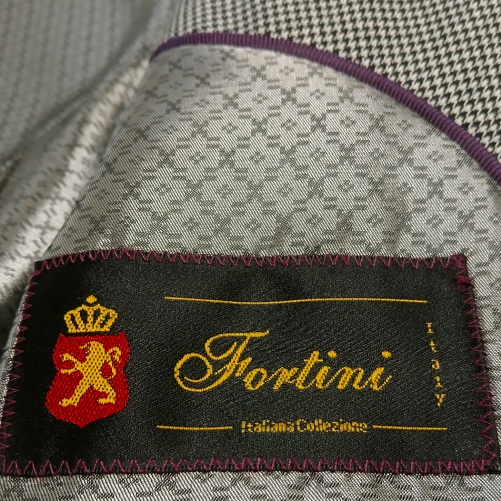 Fortini Houndstooth Sport Coat - Picture 3 of 5